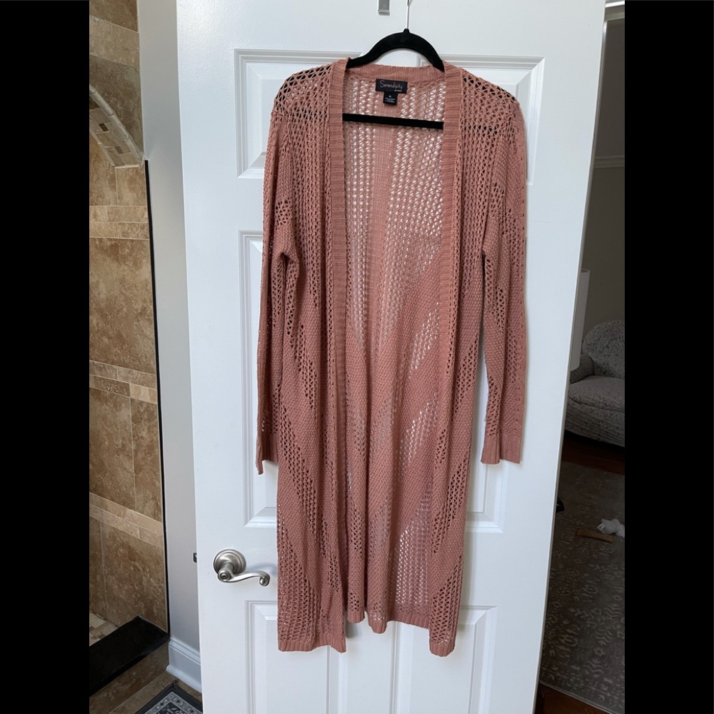 Duster style sweater